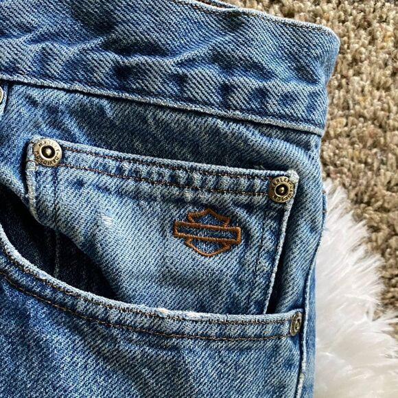 Harley Davidson Jeans Mens Size 36x34 - Picture 5 of 8